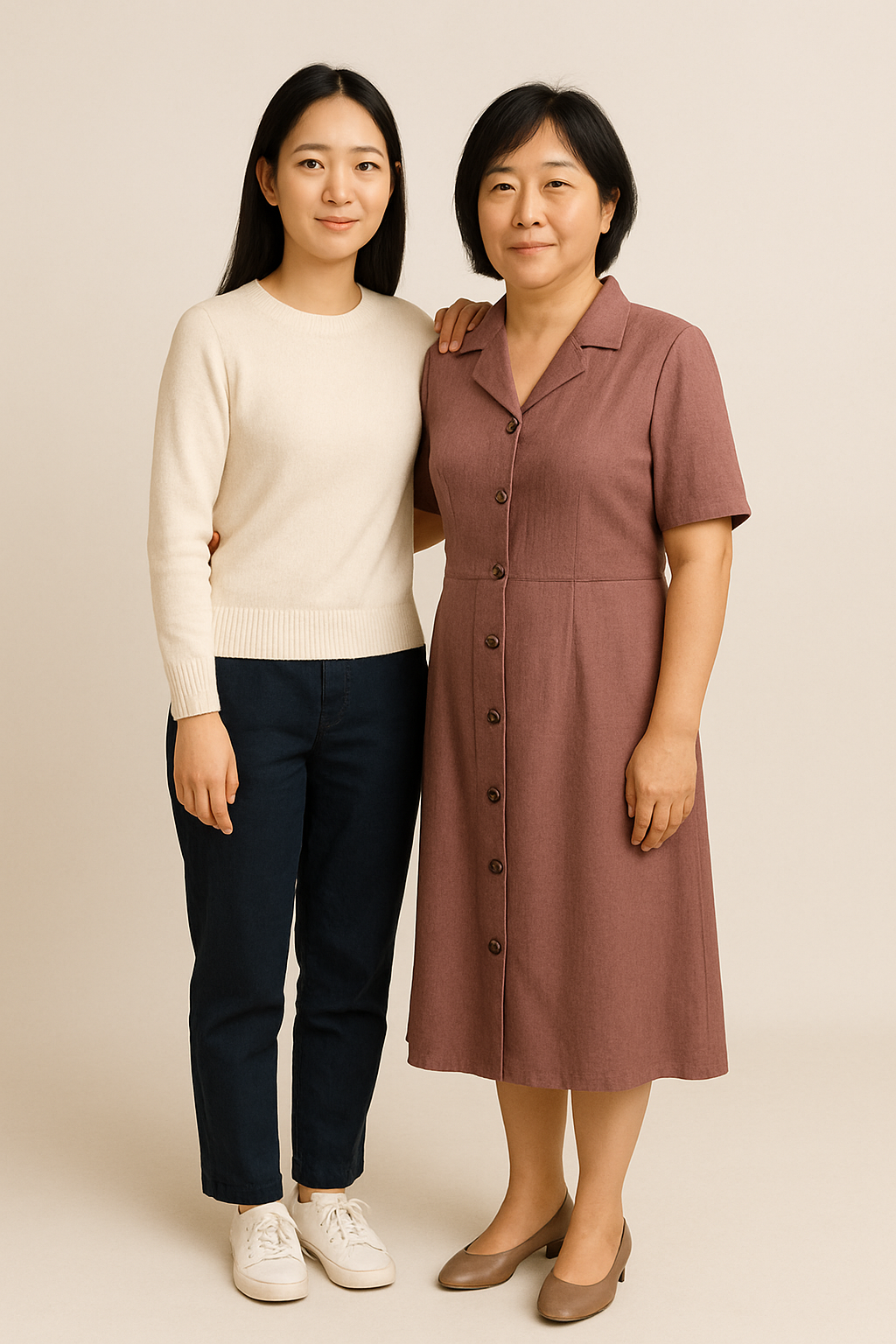 Mother Daughter Pose 5